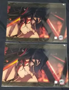 鬼滅の刃 ダイニング 鬼舞辻無惨 クリアファイル 2点 柱稽古編 お楽しみくじ