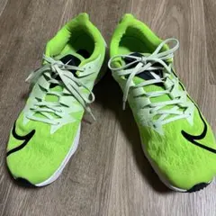 NIKE Zoom ランニングシューズ ネオングリーンのサムネイル