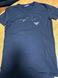 EMPORIO ARMANI Vネック Tシャツ ブラック L
