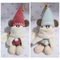 ディズニーリゾート　ディズニーランド　クリスマス　リルリンリン　ぬいば　２点