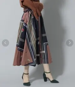 【新品】Andemiu/ランダムパネルガラスカートのサムネイル