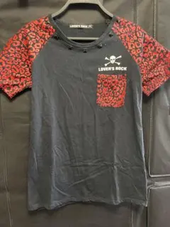 LOVER'S ROCK ヒョウ柄 レオパード スタッズ付き 半袖 Tシャツのサムネイル