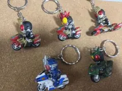 仮面ライダーアギト マシン＆ライダー キーホルダー 5種セット