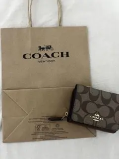 【新品未使用】coach三つ折り財布