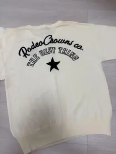 RodeoCrowns Vネック トレーナー ホワイト