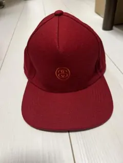 OLD STUSSY 赤色 キャップオールドステューシー 紺タグ - メルカリ