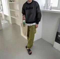 【状態良好】【激安セール‼️】オリーブ カーゴパンツ Lサイズ ASCLO 韓国