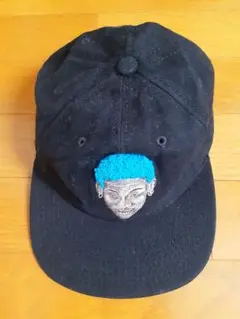 90‘s Nike　ベースボールキャップ ネイビー デニス・ロッドマン 90s USA製 NIKE デニスロッドマン 刺繍 キャップ シカゴブルズ