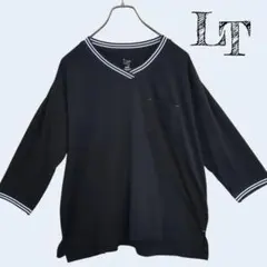 レディース Tシャツ・カットソー VネックTシャツ 七分丈(袖：リブ) 春夏