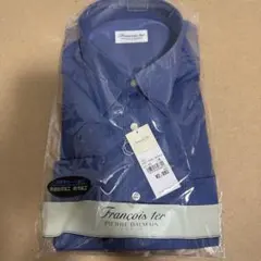 【新品未使用】PIERRE BALMAIN 長袖シャツ 41-80ブルーのサムネイル
