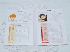 日向翔陽　福永招平　ハイキュー！！　身体測定　特典ポストカード