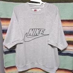90sナイキ半袖スウェット　銀タグ　フィジー製　ゴツナイキ　筆記体　ヴィンテージのサムネイル