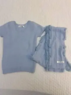 Pinky&Dianne アンゴラニット　マフラー　新品　セット　ラビットファー