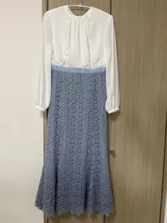 NATURAL BEAUTY BASIC レースロングワンピース　未使用