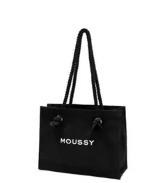 MOUSSY キャンバストートバッグ ブラックのサムネイル