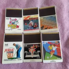 PCエンジンソフト6本セット（ボンバーマン94他）