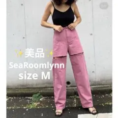 searoomlynn 新品カーゴパンツ searoomlynn タックボリュームテーパードカーゴパンツ Sサイズ