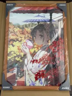 ピロ水 複製原画 「夏影　なつかげ」(絵師100人展10) Amazon.co.jp: ピロ水 複製 「夏影 なつかげ」絵師100人展10