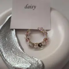 ハンドメイド　イヤーカフ　ピンク系　daisy様