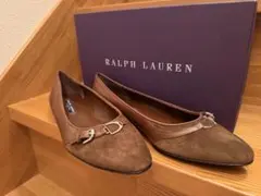 【値下済】Ralph Lauren ブラウン フラットシューズのサムネイル