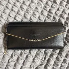 サマンサタバサ リボンモチーフ 長財布 ブラック