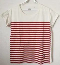 UNIQLO UT リサラーソン ボーダーTシャツ S レディース半袖 夏 美品