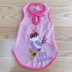 PET PARADISE ペットパラダイス アイス柄タンクトップ ピンク DSのサムネイル