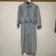 【新品未使用】AllSaints 2way デニムシャツワンピースのサムネイル