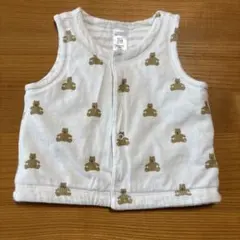 GAP ベビーベスト 6-12ヶ月 クマ柄