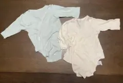 petit main プティマイン 長袖 ボディスーツ 70cm ２枚セット
