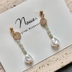 ミルキーパステル パールピアス