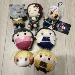 鬼滅の刃 ぬいぐるみ・マスコット 7体セット