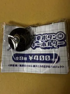 新テニスの王子様 校章ボタン風キーホルダー 立海