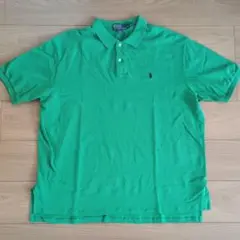Polo by Ralph Lauren グリーンポロシャツ XXL