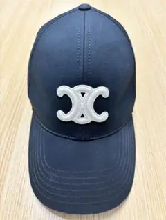 CELINE セリーヌ スタッズ C ロゴ キャップ エンブロイダー M CELINE - CELINE セリーヌ スタッズ C ロゴ キャップ エンブ