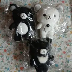 RILAKKUMA MONOCHROME ぬいぐるみ 3体セット