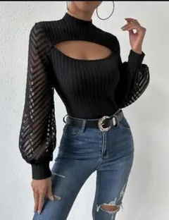 shein シースルー　トップス