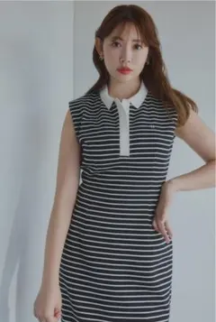 Herlipto French Sleeve Polo Long Dress - メルカリ