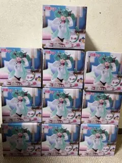 初音ミク Desktop Cute フィギュア 猫耳Tシャツver 10個セット