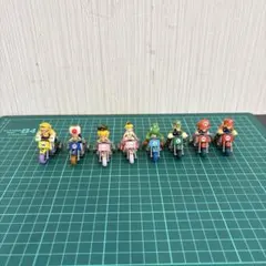 マリオカート バイク ミニフィギュア 8台セット