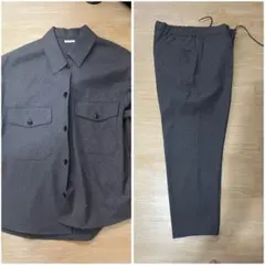 GU セットアップ グレー XL