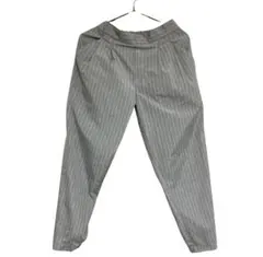 ストライプ パンツ グレー レディース M 春 夏
