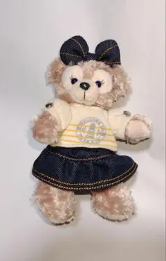 ディズニー　 シェリーメイ　 ぬいぐるみバッジ　デニム