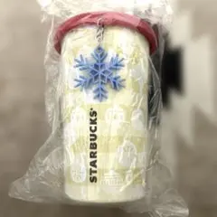 未使用スタバ2022福袋 シリコンリッドステンレスカップチャームスノー355ml