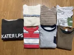 長袖カットソー 7点セット 110㎝120㎝