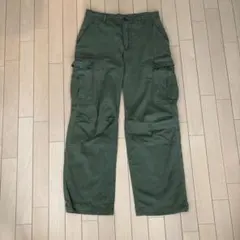 古着80年代軍用パンツオリーブグリーン