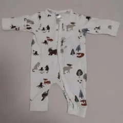 H&M 動物柄ロンパース50〜60c