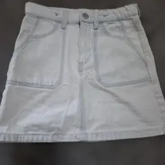 H&M　淡い青 ジーンズスカート　120