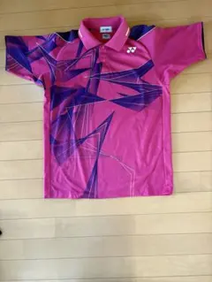 YONEX ウェア M ピンク 幾何学模様