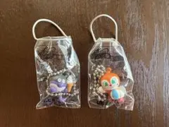 【匿名配送】ムヒアンパンマンマスコット・キーホルダー・バイキンマン・ドキンちゃん
